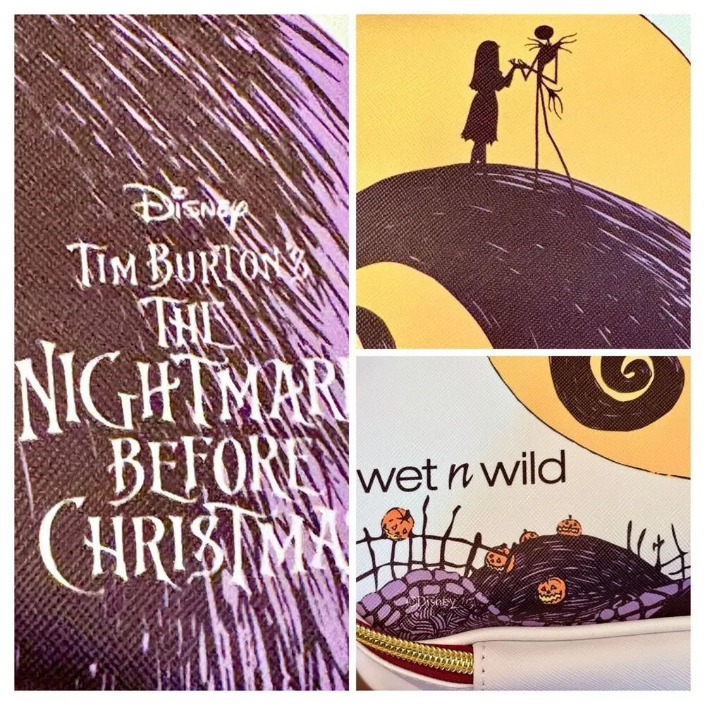WET n WILD - NWT Disney's Nightmare Before Christmas Limited Edition Makeup Bag